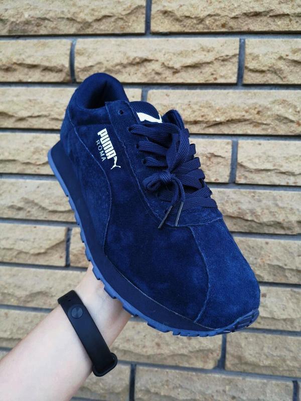 Кроссовки PUMA Roma Мужские замшевые Пума (размеры: 41-46р) Синие 45р Видео Обзор, Синий
Кроссовки PUMA Roma Мужские замшевые Пума (размеры: 41-46р) Синие 45р Видео Обзор, Синий