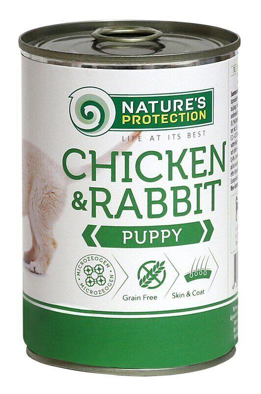 Nature's Protection Puppy Chicken & Rabbit, для щенков, курица и кролик в нежном бульоне, 800 г
Nature's Protection Puppy Chicken & Rabbit, для щенков, курица и кролик в нежном бульоне, 800 г