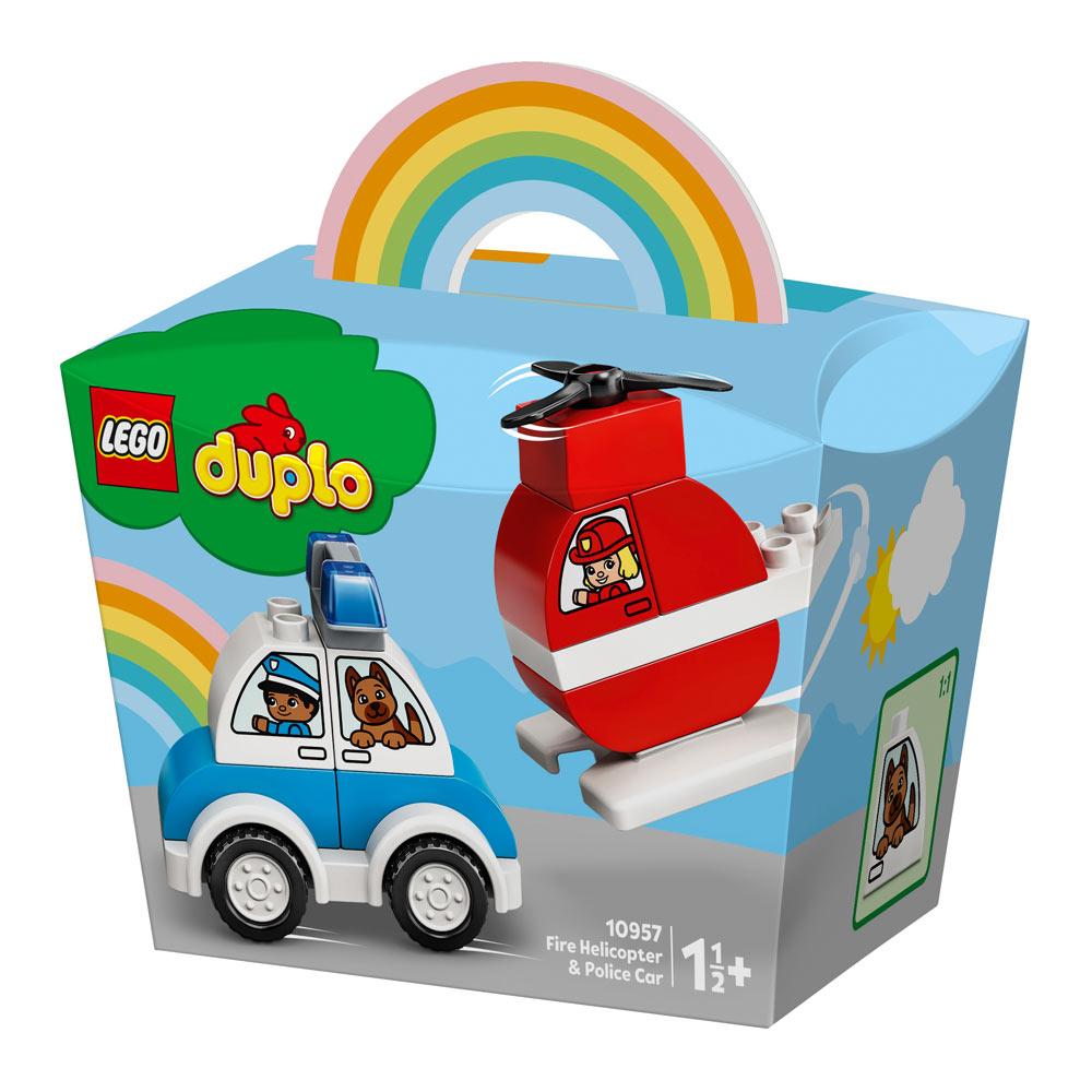 Конструктор LEGO Duplo. Пожежний вертоліт і поліцейська машина 1шт короб. "LEGO System" A/S Данія
Конструктор LEGO Duplo. Пожежний вертоліт і поліцейська машина 1шт короб. "LEGO System" A/S Данія