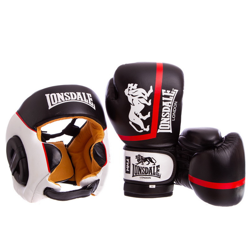 Комплект для бокса (шлем, перчатки) LONSDALE XPEED VL-8341-8340-BKW размер M-XL, 10-12oz черный-белый
Комплект для бокса (шлем, перчатки) LONSDALE XPEED VL-8341-8340-BKW размер M-XL, 10-12oz черный-белый