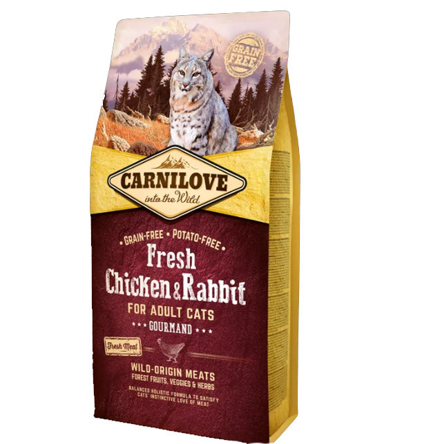 Carnilove Fresh Chicken & Rabbit for Adult cats курица, кролик для котов 2кг, 1111153668
Carnilove Fresh Chicken & Rabbit for Adult cats курица, кролик для котов 2кг, 1111153668