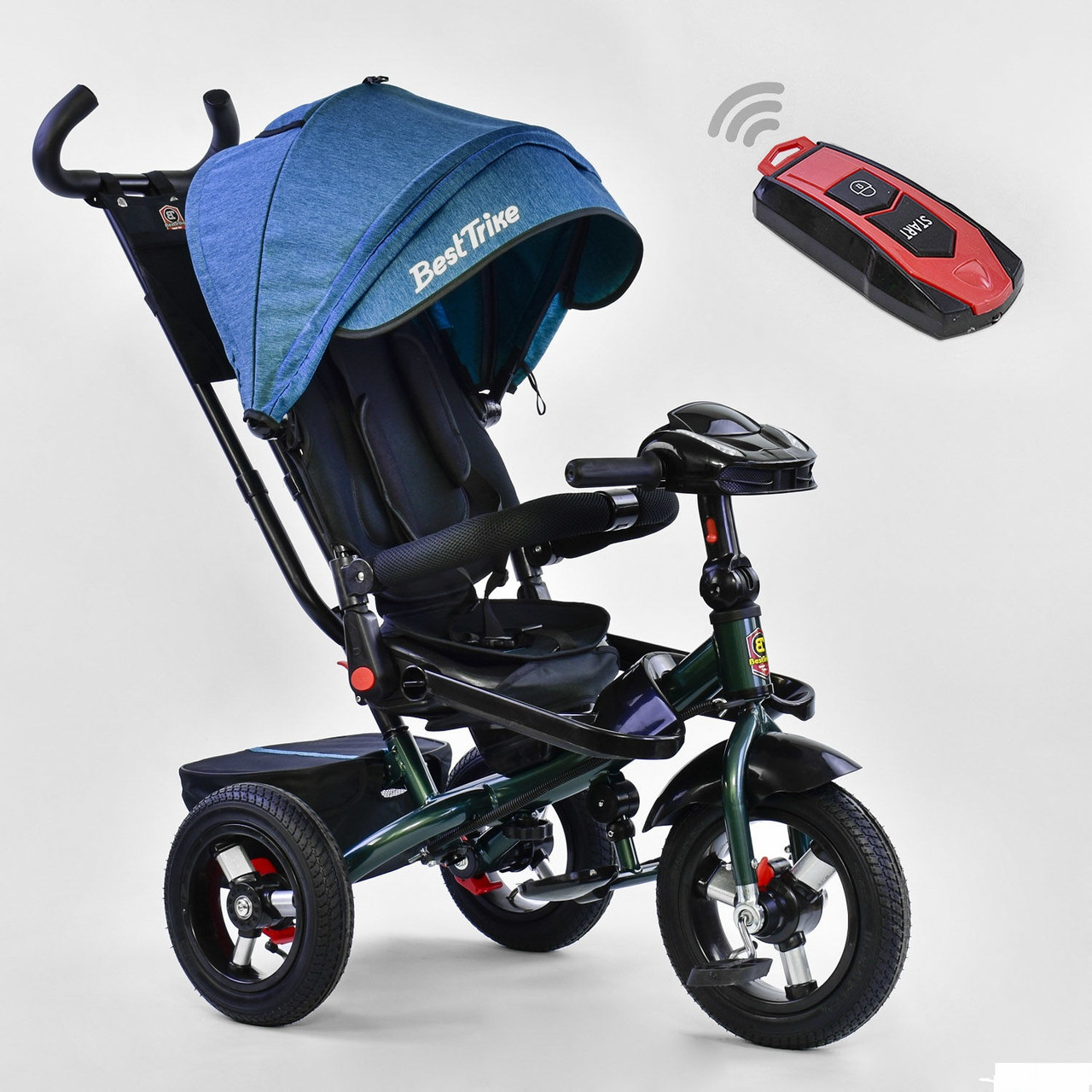 Велосипед трехколесный музыкальная панель разворот ручки на 180* Best Trike 6088 F - 6191, Голубой
Велосипед трехколесный музыкальная панель разворот ручки на 180* Best Trike 6088 F - 6191, Голубой