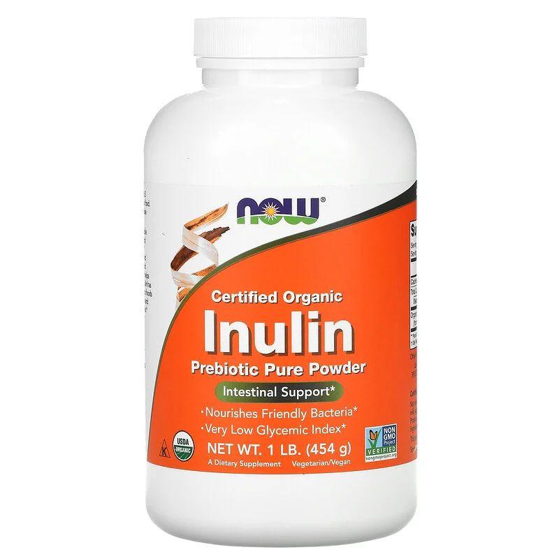 Now Foods сертифицированный органический инулин порошок из чистого пребиотика. 454 г
Now Foods сертифицированный органический инулин порошок из чистого пребиотика. 454 г