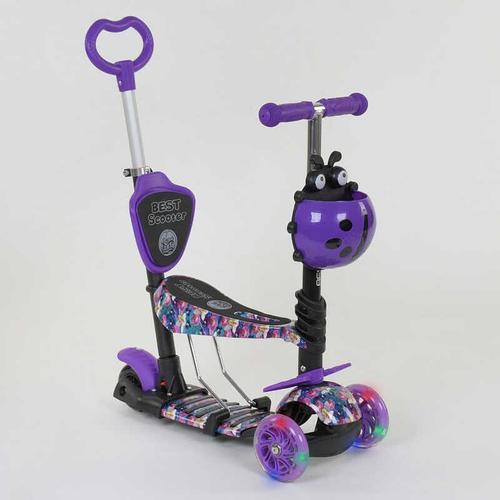 Детский Самокат 19870 Best Scooter Фиолетовый 5 в 1 Беговел Родительская ручка Абстракция Свет колес
Детский Самокат 19870 Best Scooter Фиолетовый 5 в 1 Беговел Родительская ручка Абстракция Свет колес