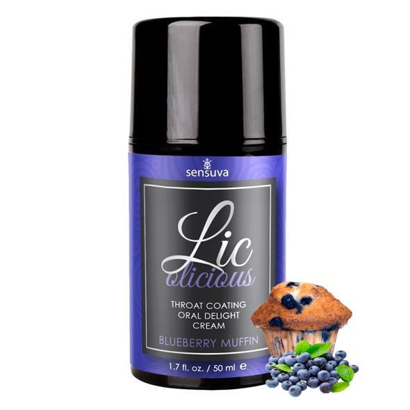 Гель для минета со вкусом черничного маффина Sensuva - Lic-o-licious Blueberry Muffin 50 мл (SO3200)
Гель для минета со вкусом черничного маффина Sensuva - Lic-o-licious Blueberry Muffin 50 мл (SO3200)