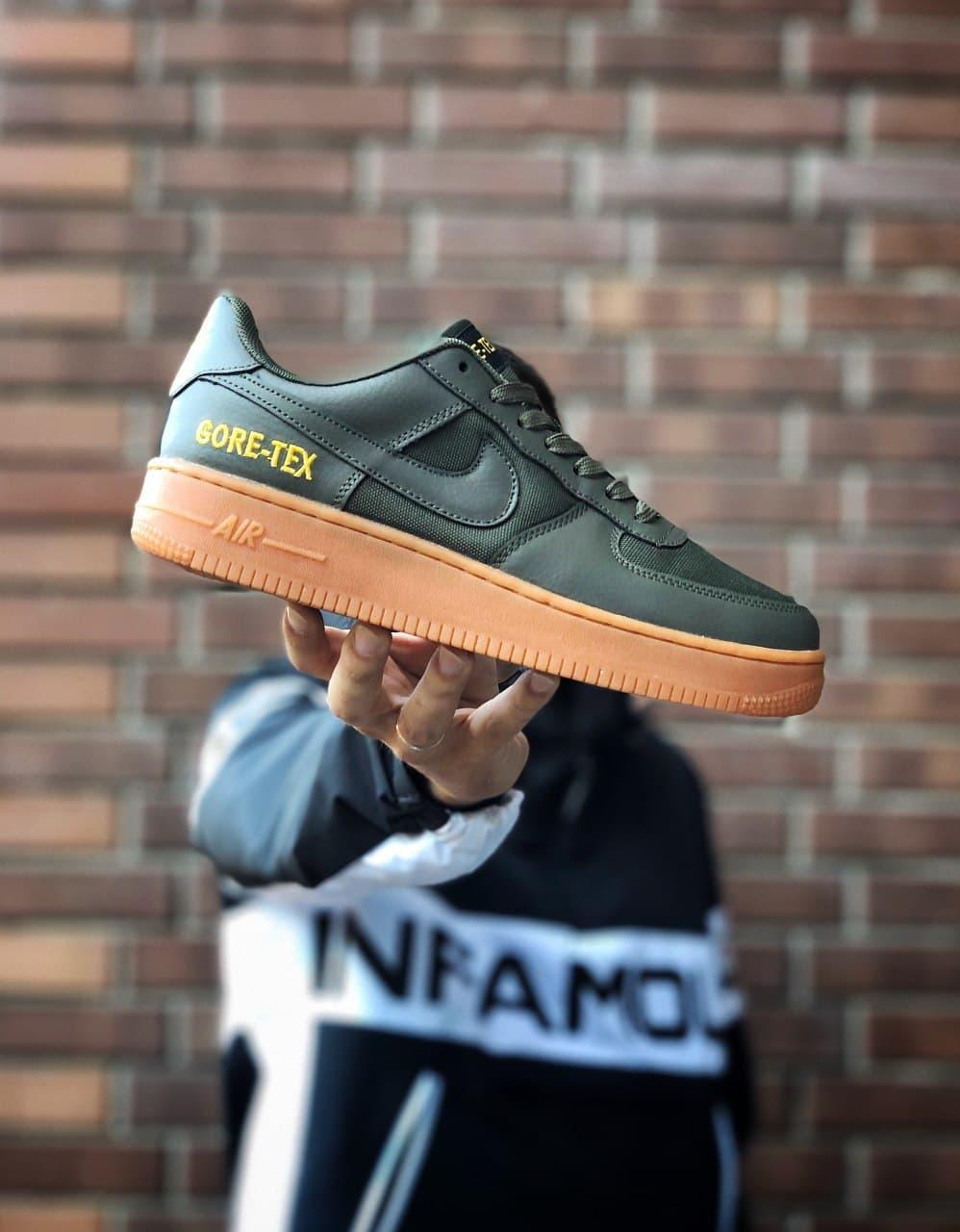 Мужские кроссовки Nike Air Force 1 GORE-TEX Haki / Найк Аир Форс 1 Гор-Текс Хаки 41
Мужские кроссовки Nike Air Force 1 GORE-TEX Haki / Найк Аир Форс 1 Гор-Текс Хаки 41