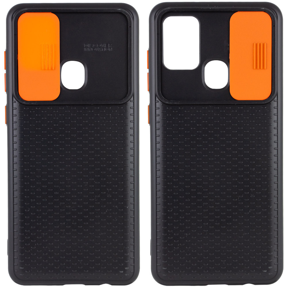 Чехол Camshield Black TPU со шторкой защищающей камеру для Samsung Galaxy A21s Черный / Оранжевый
Чехол Camshield Black TPU со шторкой защищающей камеру для Samsung Galaxy A21s Черный / Оранжевый