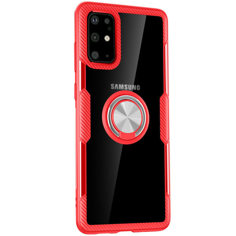 TPU+PC чехол Deen CrystalRing for Magnet (opp) для Samsung Galaxy S20, Бесцветный / красный
TPU+PC чехол Deen CrystalRing for Magnet (opp) для Samsung Galaxy S20, Бесцветный / красный
