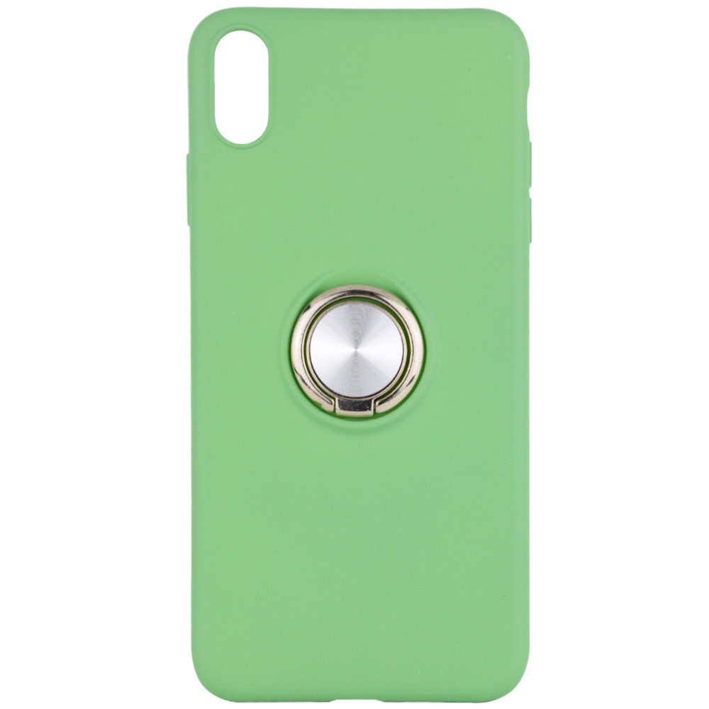 TPU чехол Summer ColorRing под магнитный держатель для Apple iPhone XS Max (6.5") Салатовый
TPU чехол Summer ColorRing под магнитный держатель для Apple iPhone XS Max (6.5") Салатовый
