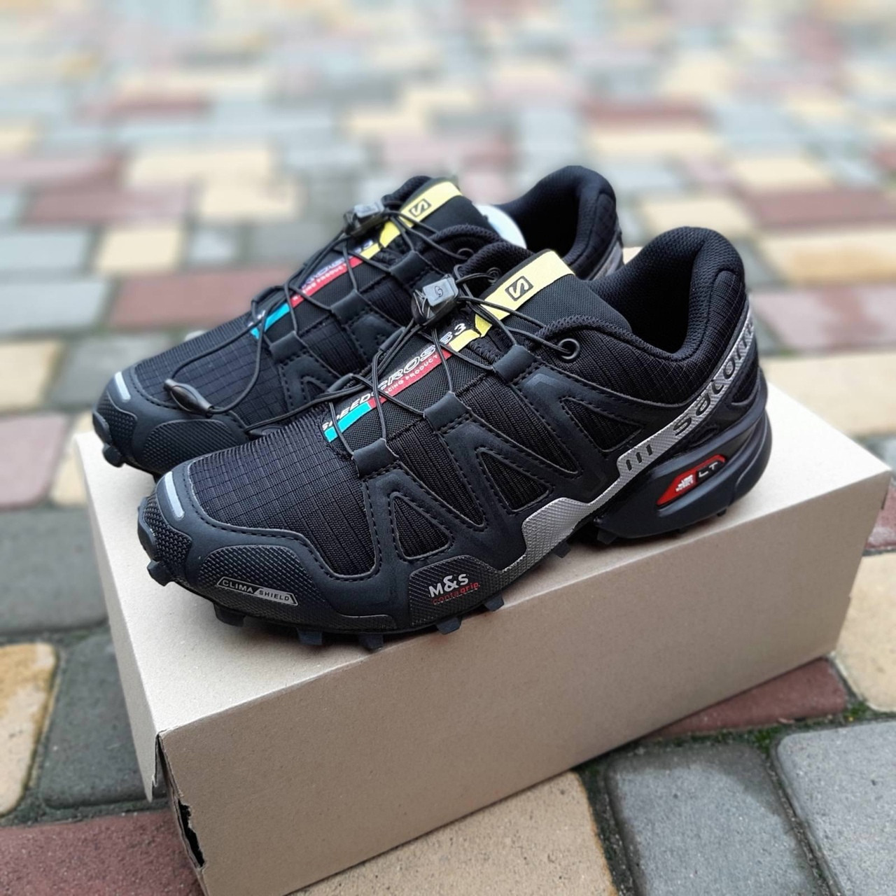 Salomon Speedcross 3 мужские демисезонные черные кроссовки на шнурках. Весенние мужские на сетке кроссы., Черный
Salomon Speedcross 3 мужские демисезонные черные кроссовки на шнурках. Весенние мужские на сетке кроссы., Черный