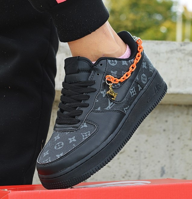 Nike Air Force Louis Vuitton Black | кроссовки женские; черные; весенние/осенние; найк, Черный
Nike Air Force Louis Vuitton Black | кроссовки женские; черные; весенние/осенние; найк, Черный