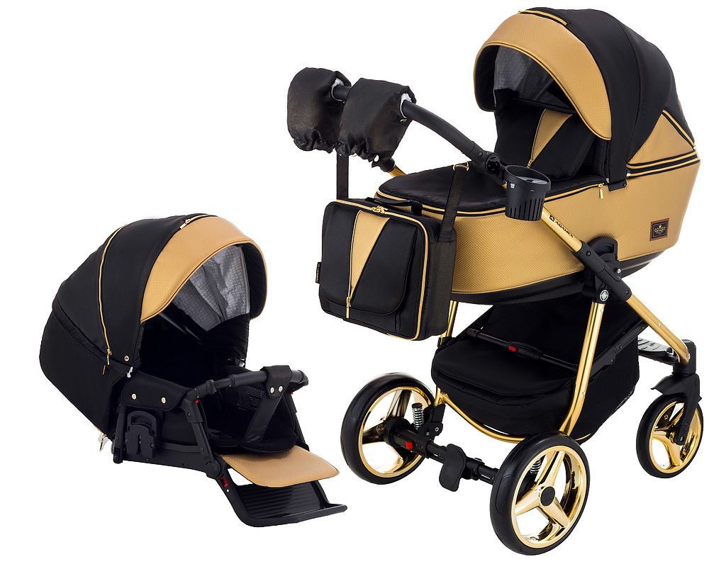 Коляска 2 в 1 Adamex Sierra Polar (Gold) SR436 черный (люрикс) - золотой кожа (перфорация)
Коляска 2 в 1 Adamex Sierra Polar (Gold) SR436 черный (люрикс) - золотой кожа (перфорация)