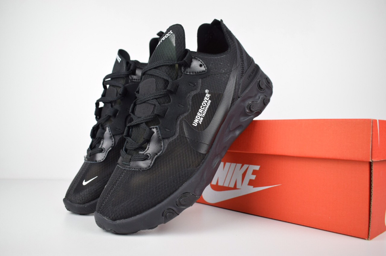 Мужские кроссовки в стиле Nike Найк React Element 87 x Undercover, черные 45 (29 см), Черный
Мужские кроссовки в стиле Nike Найк React Element 87 x Undercover, черные 45 (29 см), Черный