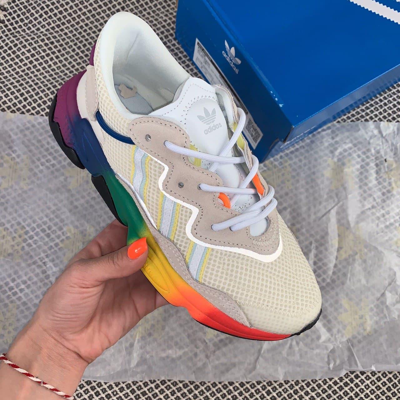 Женские кроссовки Adidas Ozweego Beige Rainbow / Адидас Озвиго Бежевые Радуга 37, Разные цвета
Женские кроссовки Adidas Ozweego Beige Rainbow / Адидас Озвиго Бежевые Радуга 37, Разные цвета