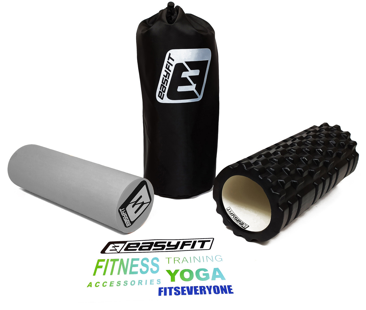 Ролик + валик EasyFit PRO Active 33 см черный + чехол в комплекте. Комплект для йоги и фитнеса
Ролик + валик EasyFit PRO Active 33 см черный + чехол в комплекте. Комплект для йоги и фитнеса