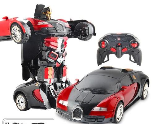 Машинка Трансформер с пультом Bugatti Robot Car Size 1:18 сама трансформируется Красная 220х92х60 мм
Машинка Трансформер с пультом Bugatti Robot Car Size 1:18 сама трансформируется Красная 220х92х60 мм