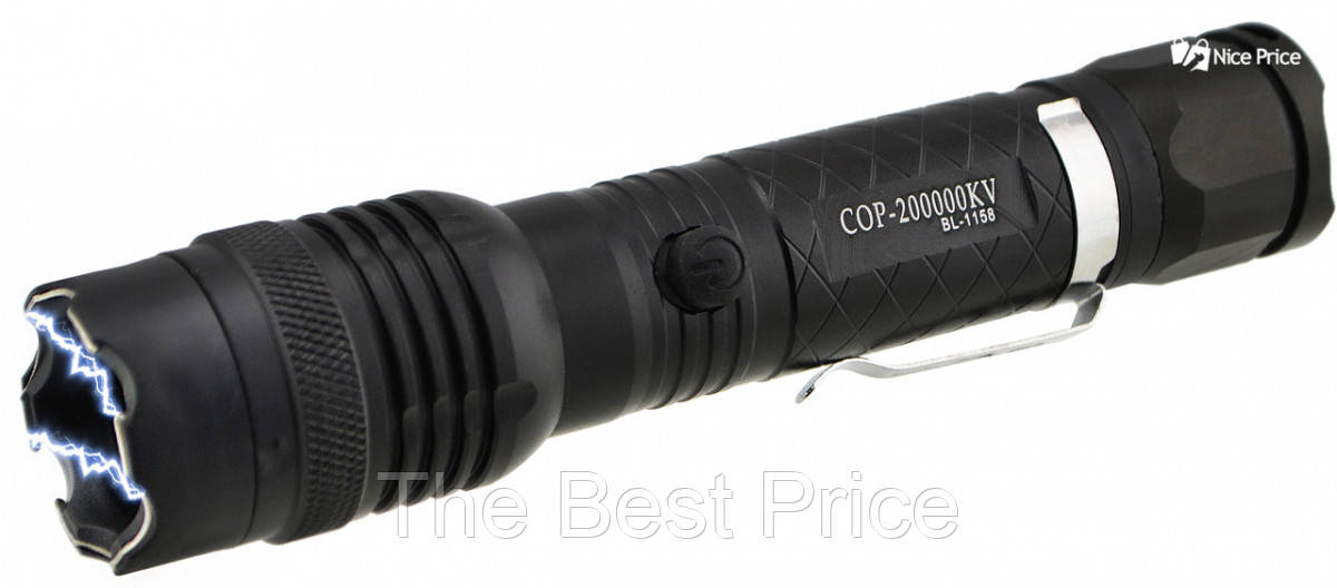 Многофункциональный тактический электро фонарик с отпугивателем Police BL-1158 Black (5386), См.фотографии
Многофункциональный тактический электро фонарик с отпугивателем Police BL-1158 Black (5386), См.фотографии