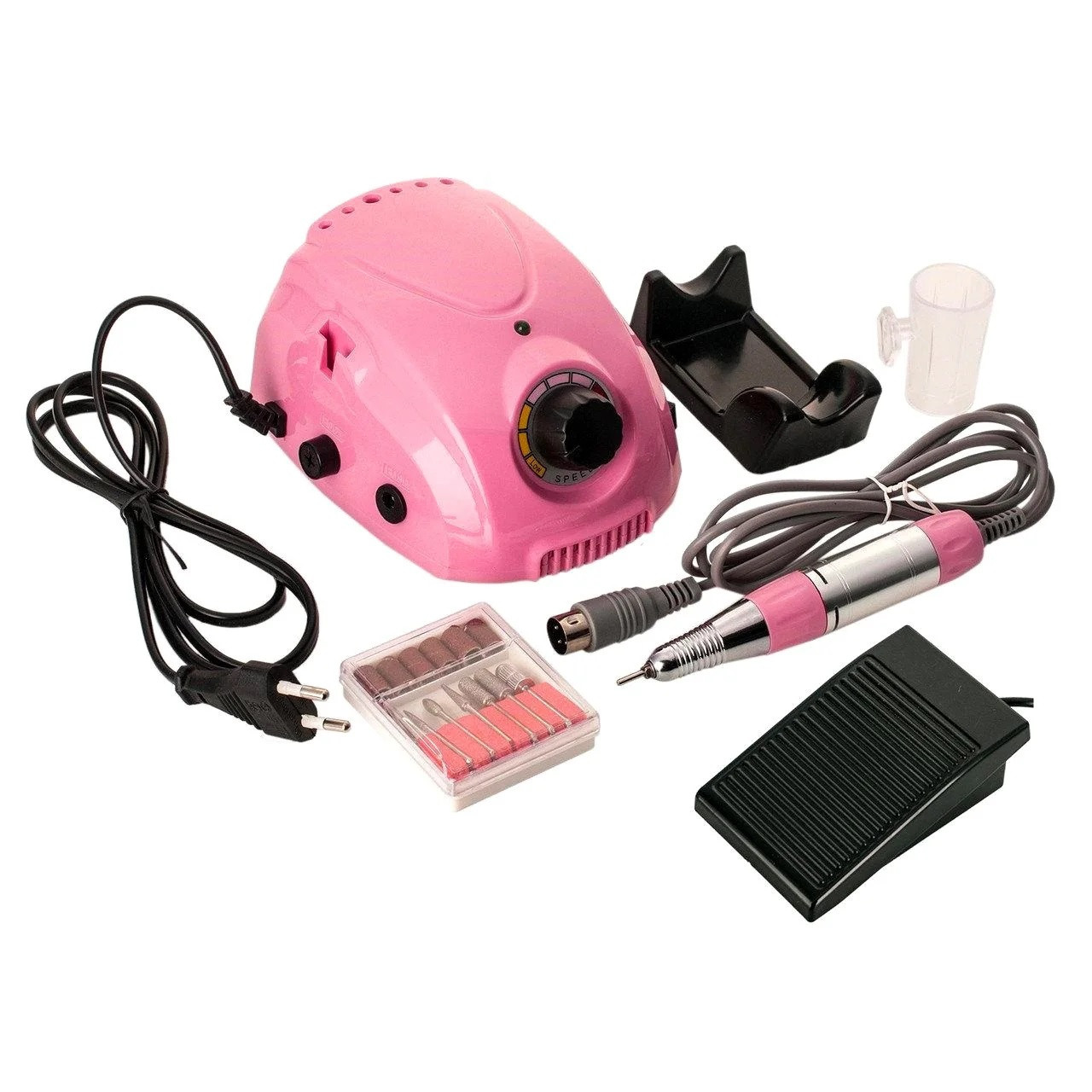 Фрезер профессиональный для маникюра и педикюра Nail Drill DM-212 + блок питания + педаль + 6 насадок +, Розовый
Фрезер профессиональный для маникюра и педикюра Nail Drill DM-212 + блок питания + педаль + 6 насадок +, Розовый