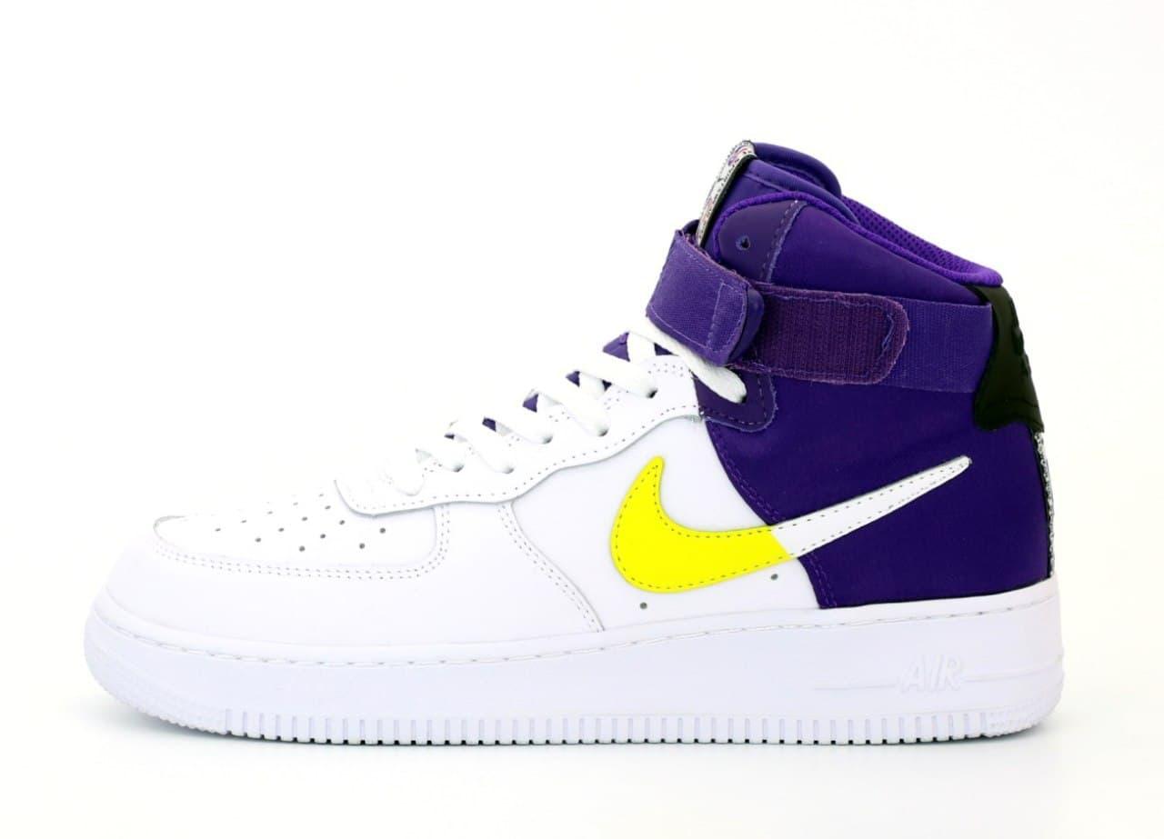 Мужские кроссовки Nike Air Force Hight NBA White Violet / Найк Аир Форс Высокие Белые Фиолетовые 45, Белый
Мужские кроссовки Nike Air Force Hight NBA White Violet / Найк Аир Форс Высокие Белые Фиолетовые 45, Белый