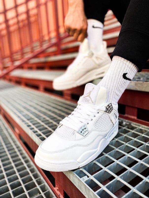 Мужские кроссовки Nike Air Jordan 4 Retro White / Найк Аир Джордан 4 Ретро Белые, Белый
Мужские кроссовки Nike Air Jordan 4 Retro White / Найк Аир Джордан 4 Ретро Белые, Белый