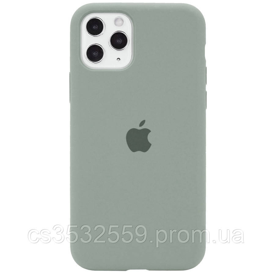 Чехол Silicone Case Full Protective (AA) для Apple iPhone 11 Pro (5.8") Серый / Mist Blue
Чехол Silicone Case Full Protective (AA) для Apple iPhone 11 Pro (5.8") Серый / Mist Blue
