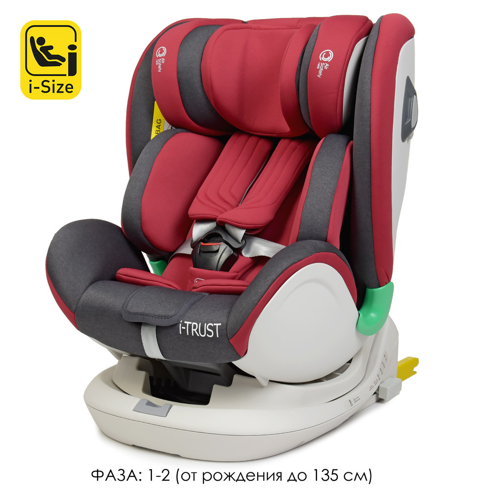 Детское автокресло EL CAMINO i-TRUST 0-36 кг красное изофикс ISOFIX и Top Tether от рождения до 35 кг, Красный
Детское автокресло EL CAMINO i-TRUST 0-36 кг красное изофикс ISOFIX и Top Tether от рождения до 35 кг, Красный