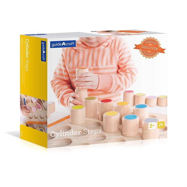 Деревянный обучающий сортер Guidecraft Manipulatives Цветные цилиндры (G6734), Разноцветный
Деревянный обучающий сортер Guidecraft Manipulatives Цветные цилиндры (G6734), Разноцветный