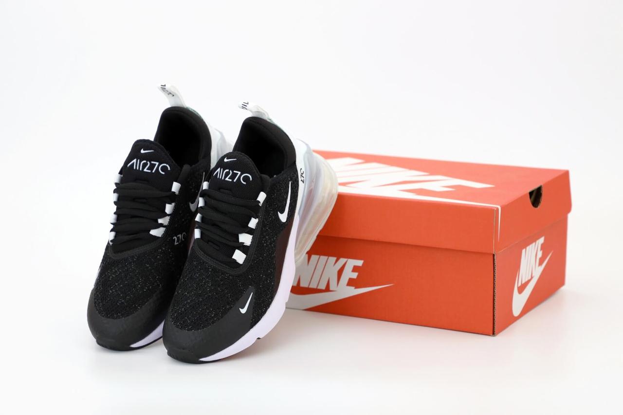 Кроссовки Nike Air Max 270 Black White Mint (Найк Аир Макс черно-белые) женские и мужские размеры 38, Черно-белый
Кроссовки Nike Air Max 270 Black White Mint (Найк Аир Макс черно-белые) женские и мужские размеры 38, Черно-белый