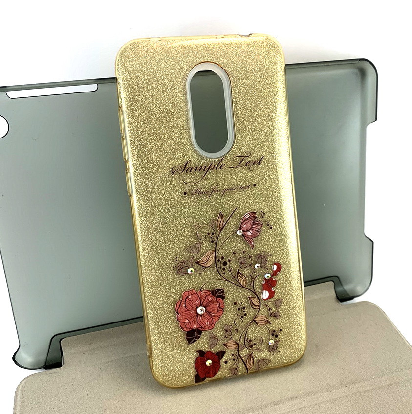 Чехол для Xiaomi Redmi 5 Plus накладка силиконовый бампер противоударный Remax Glitter с принтом золотой, Золотистый
Чехол для Xiaomi Redmi 5 Plus накладка силиконовый бампер противоударный Remax Glitter с принтом золотой, Золотистый