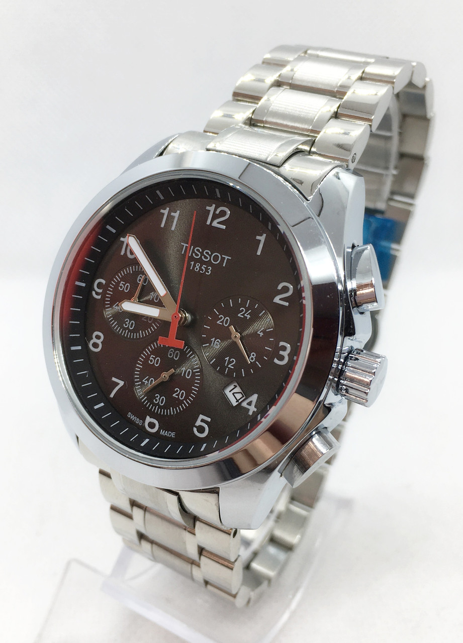 Мужские наручные часы Tissot (Тиссот), серебро с черным циферблатом ( код: IBW618SB )
Мужские наручные часы Tissot (Тиссот), серебро с черным циферблатом ( код: IBW618SB )