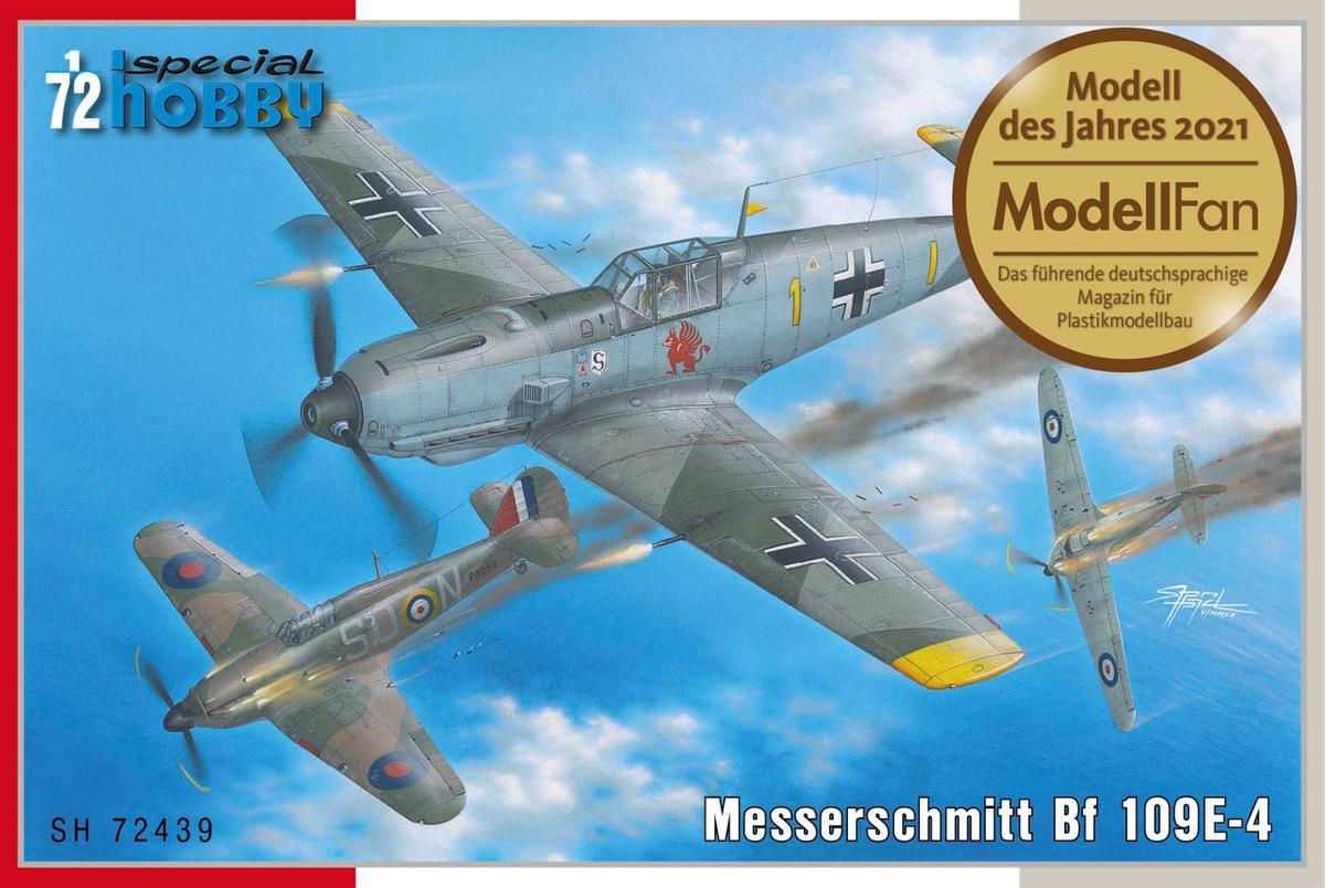 Messerschmitt Bf 109E-4. Сборная модель самолета в масштабе 1/72. SPECIAL HOBBY SH72439
Messerschmitt Bf 109E-4. Сборная модель самолета в масштабе 1/72. SPECIAL HOBBY SH72439