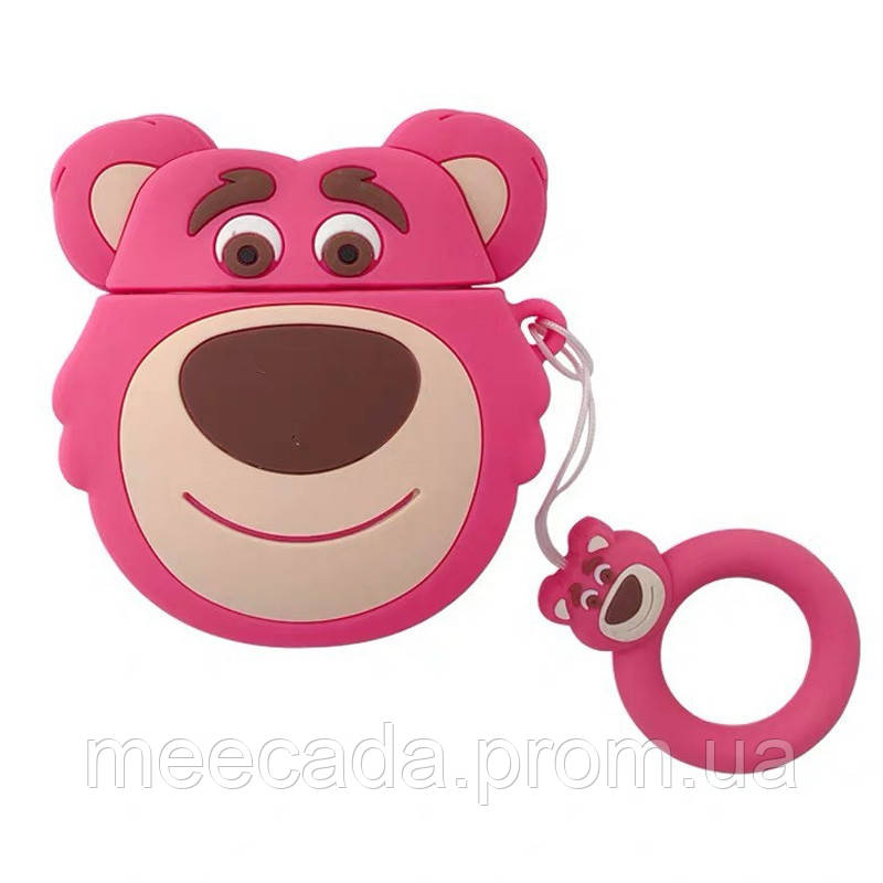 Силиконовый футляр Disney series для наушников AirPods + кольцо, Лотсо / розовый
Силиконовый футляр Disney series для наушников AirPods + кольцо, Лотсо / розовый