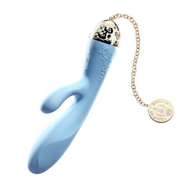 Вибромассажер-кролик с функцией управления со смартфона ZALO Rosalie, Royal Blue, Голубой
Вибромассажер-кролик с функцией управления со смартфона ZALO Rosalie, Royal Blue, Голубой