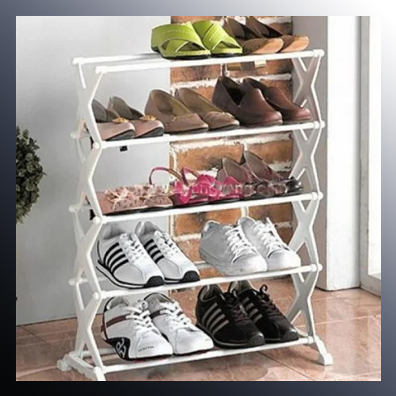 Открытая стойка для обуви UTM Shoe Rack подставка - стеллаж на 5 полок 59 х 19 х 59 см, На выбор
Открытая стойка для обуви UTM Shoe Rack подставка - стеллаж на 5 полок 59 х 19 х 59 см, На выбор