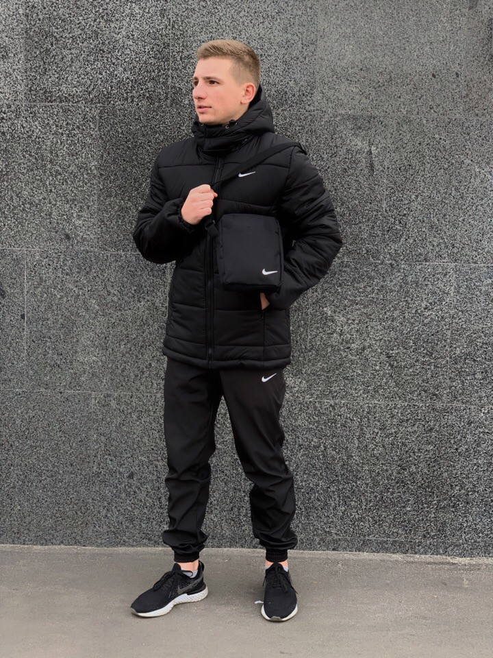 Комплект Куртка мужская Зимняя Найк + утепленные штаны. Барсетка Nike и перчатки в Подарок.
Комплект Куртка мужская Зимняя Найк + утепленные штаны. Барсетка Nike и перчатки в Подарок.