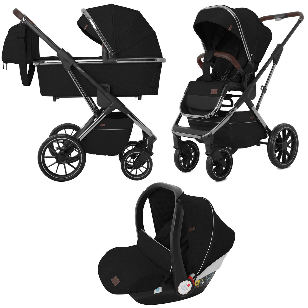 Коляска универсальная CARRELLO Aurora CRL-6502/1 (3in1) Space Black +дождевик, Черный
Коляска универсальная CARRELLO Aurora CRL-6502/1 (3in1) Space Black +дождевик, Черный
