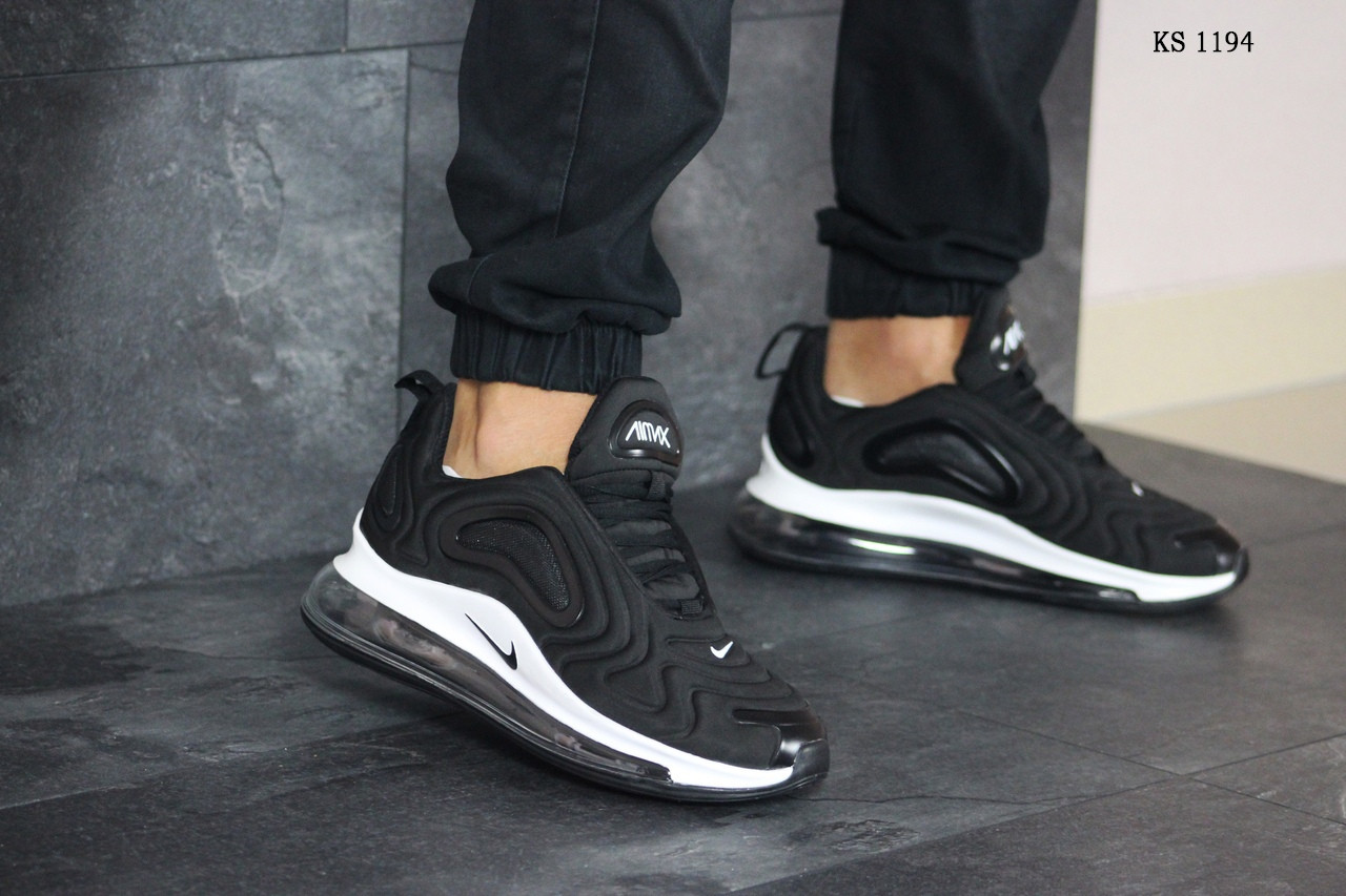 Мужские кроссовки в стиле Nike Найк Air Max 720 с силиконом, черные с белым 45 (29 см), Черный
Мужские кроссовки в стиле Nike Найк Air Max 720 с силиконом, черные с белым 45 (29 см), Черный
