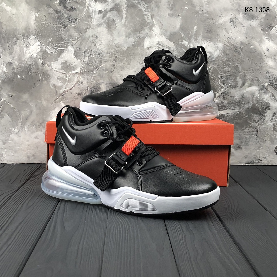 Мужские кроссовки в стиле Nike Найк Air Force 270, кожа, черные с серым 44 (28 см), Черный
Мужские кроссовки в стиле Nike Найк Air Force 270, кожа, черные с серым 44 (28 см), Черный