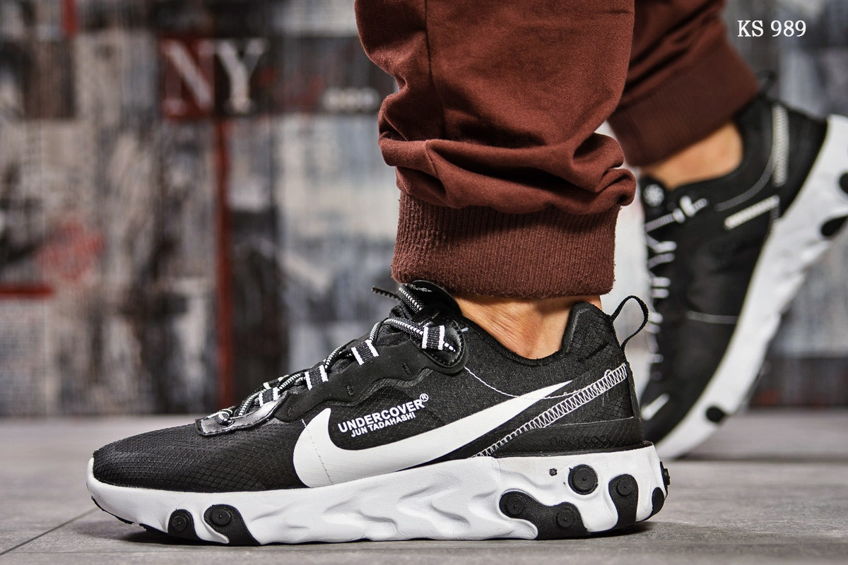 Мужские кроссовки в стиле Nike Найк React Element 87 Undercover, черные с белым 45 (29 см), Черный
Мужские кроссовки в стиле Nike Найк React Element 87 Undercover, черные с белым 45 (29 см), Черный