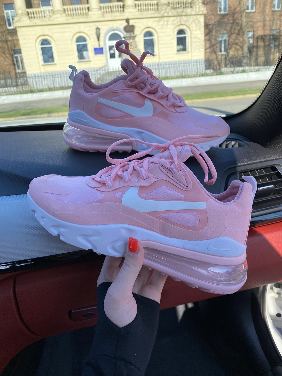 Кроссовки женские Nike Air Max 270 React пудра, Найк Аир Макс 270 Реакт, текстильные, код FL-3145 Да, 40
Кроссовки женские Nike Air Max 270 React пудра, Найк Аир Макс 270 Реакт, текстильные, код FL-3145 Да, 40