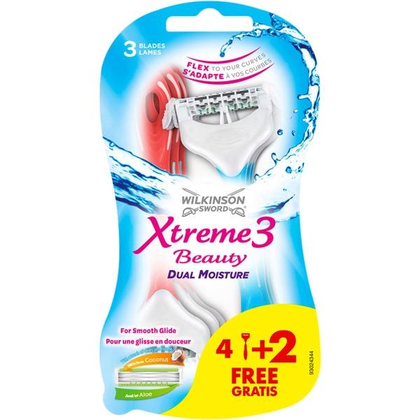 Женские одноразовые станки Wilkinson Xtreme3 Beauty Dual Moisture (4+2 Gratis) 01609
Женские одноразовые станки Wilkinson Xtreme3 Beauty Dual Moisture (4+2 Gratis) 01609