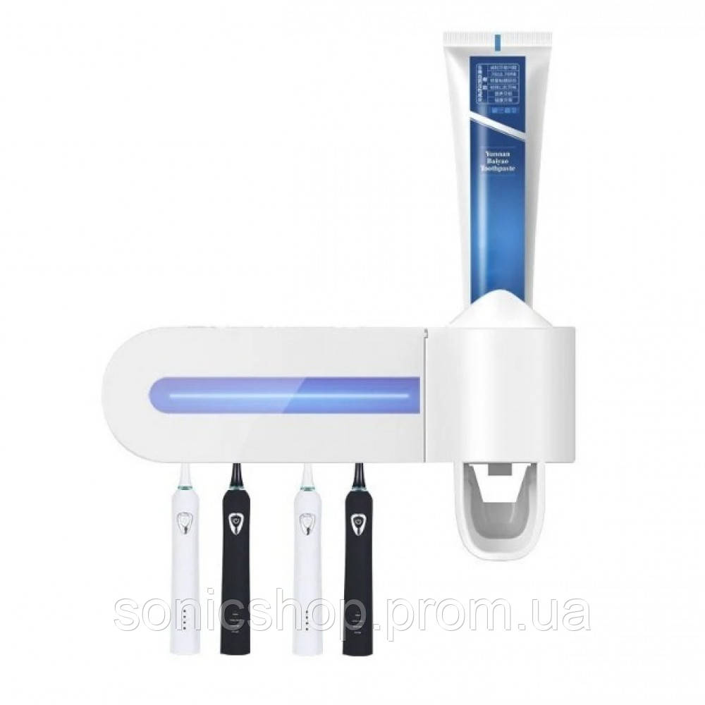 Диспенсер для зубной пасты и щеток автоматический Toothbrush sterilizer, подставка-дозатор для щёток и пасты
Диспенсер для зубной пасты и щеток автоматический Toothbrush sterilizer, подставка-дозатор для щёток и пасты