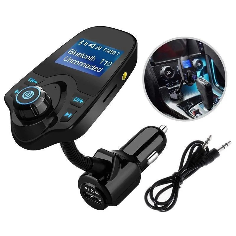 Bluetooth FM модулятор с микро SD и 1 разъемом USB T10 BT (HZ). Автомобильный трансмиттер от прикуривателя
Bluetooth FM модулятор с микро SD и 1 разъемом USB T10 BT (HZ). Автомобильный трансмиттер от прикуривателя