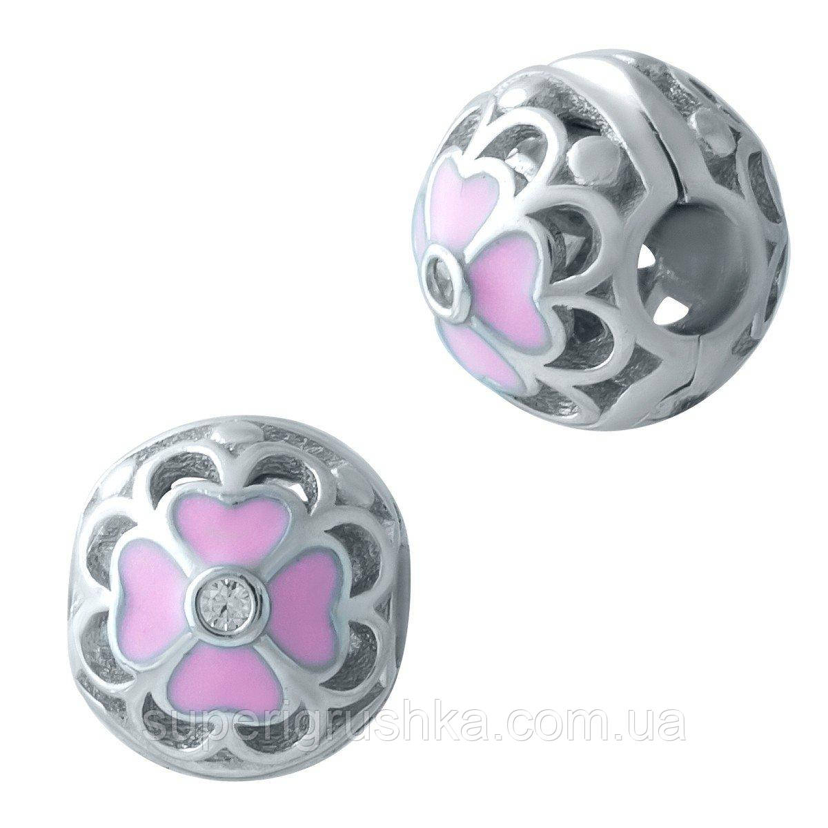 Серебряный шарм-клипса ShineSilver с эмалью Италия - шарм из серебра 925 пробы с покрытием родий
Серебряный шарм-клипса ShineSilver с эмалью Италия - шарм из серебра 925 пробы с покрытием родий