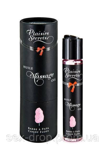 Массажное масло Plaisirs secrets Candy Floss (59 мл) с афродизиаками, съедобное, подарочная упаковка
Массажное масло Plaisirs secrets Candy Floss (59 мл) с афродизиаками, съедобное, подарочная упаковка