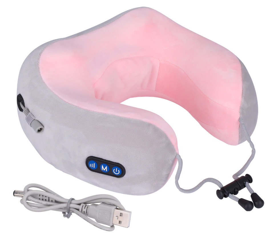 Массажная подушка U-Shaped Massage Pillow (от аккумулятора) Pink (WM-004) (14272), Розовый
Массажная подушка U-Shaped Massage Pillow (от аккумулятора) Pink (WM-004) (14272), Розовый
