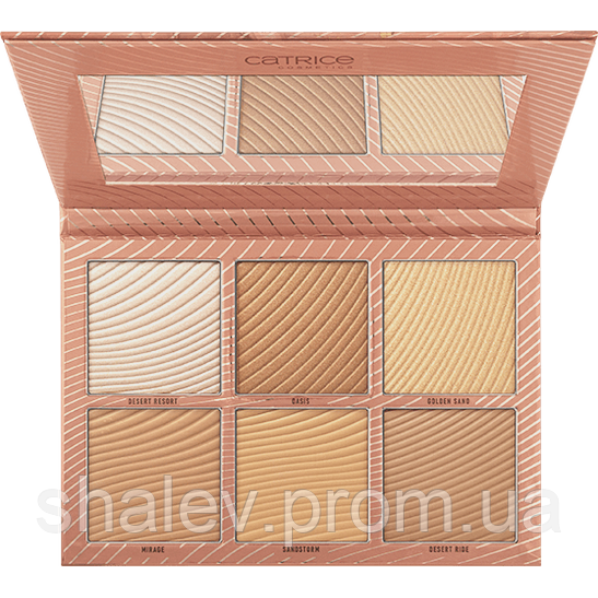 Catrice Палітра Бронзер & Хайлайтер Limited Edition Tansation Desert Dunes 6 Colour Bronzing & Highlighting
Catrice Палітра Бронзер & Хайлайтер Limited Edition Tansation Desert Dunes 6 Colour Bronzing & Highlighting