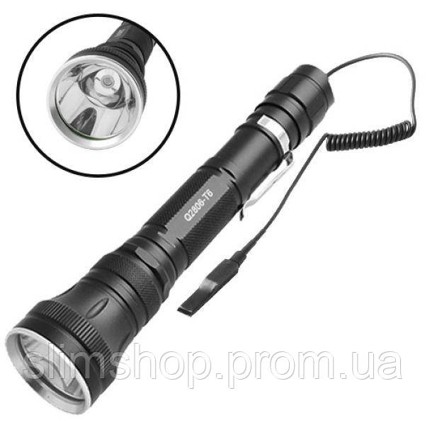 Фонарь HeadLight охотничий подствольный аккумуляторный с выносной тактической кнопкой 21см Черный (Q2806-T6)
Фонарь HeadLight охотничий подствольный аккумуляторный с выносной тактической кнопкой 21см Черный (Q2806-T6)