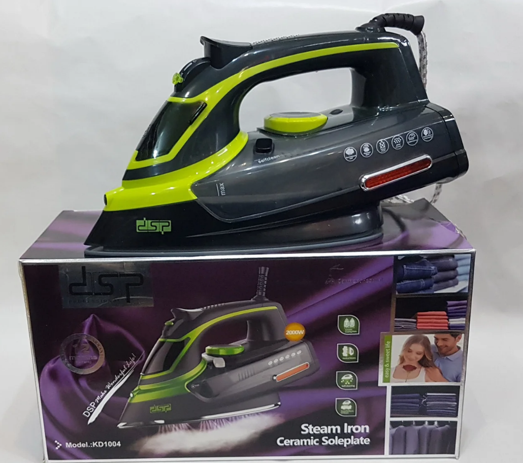 Утюг паровой DSP KD1004 керамическая подошва (2000 W ), Утюг паровой DSP KD1004 керамическая подошва
Утюг паровой DSP KD1004 керамическая подошва (2000 W ), Утюг паровой DSP KD1004 керамическая подошва