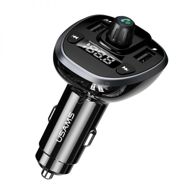 Автомобильный FM-Трансмиттер модулятор в машину Bluetooth USAMS FM Transmitter C21 |2USB, 3.4A| Черный
Автомобильный FM-Трансмиттер модулятор в машину Bluetooth USAMS FM Transmitter C21 |2USB, 3.4A| Черный